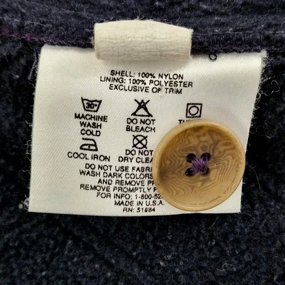 Vintage 1991 Patagonia Quilted Chore Barn Jacket Womens 10 Purple USA Made RARE - Picture 8 of 9